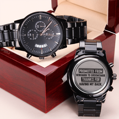 Groomsman Promoted From Wingman to Groomsman – Men's Watch