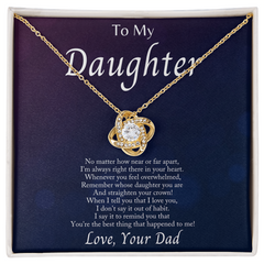Im Always With You - Love Knot Necklacec